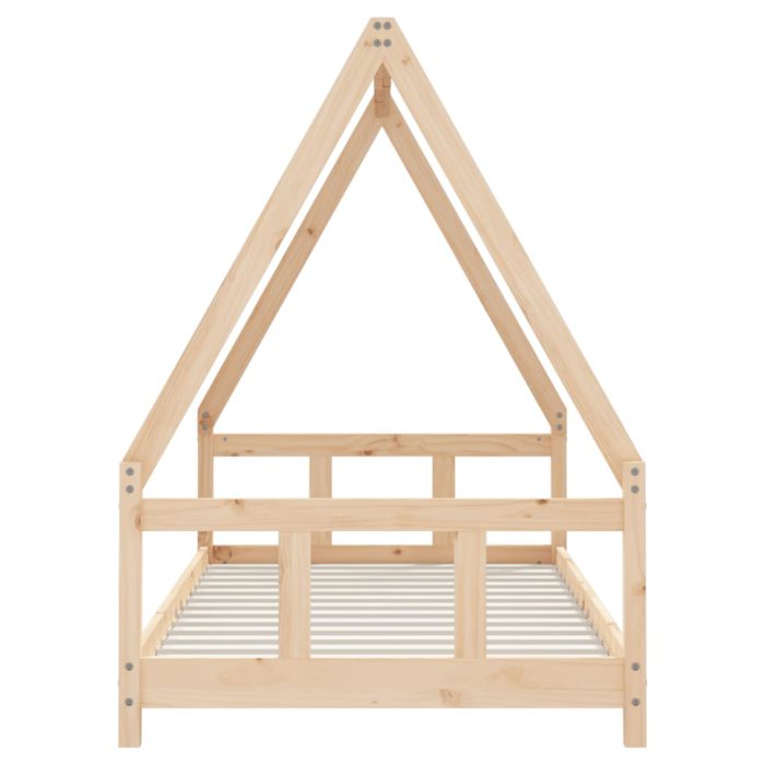 vidaXL Barnesengeramme 90×190 cm heltre furu
