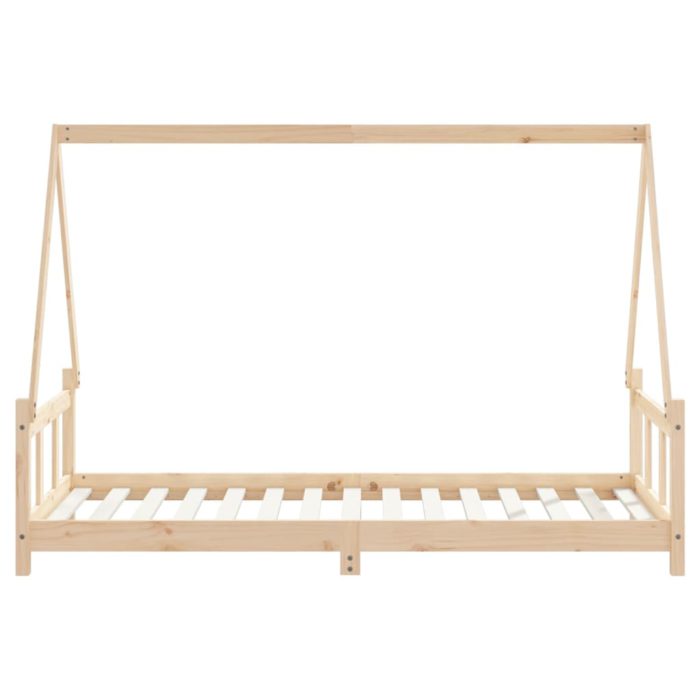 vidaXL Barnesengeramme 90×190 cm heltre furu