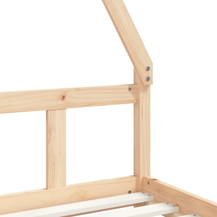 vidaXL Barnesengeramme 90×190 cm heltre furu