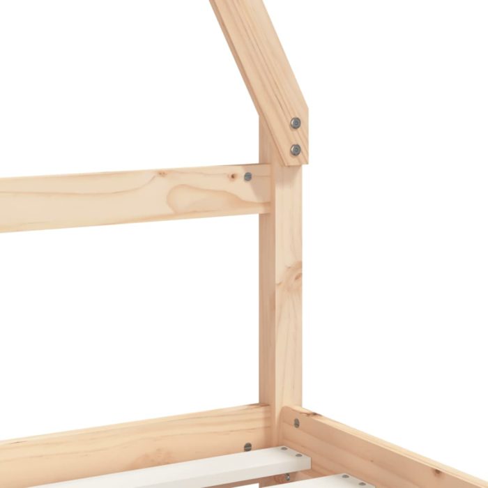 vidaXL Barnesengeramme med skuffer 90×190 cm heltre furu