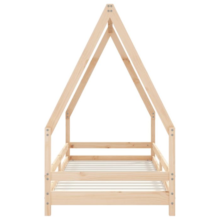 vidaXL Barnesengeramme 80×200 cm heltre furu