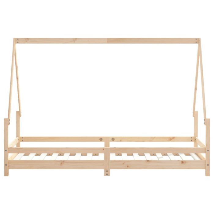 vidaXL Barnesengeramme 80×200 cm heltre furu