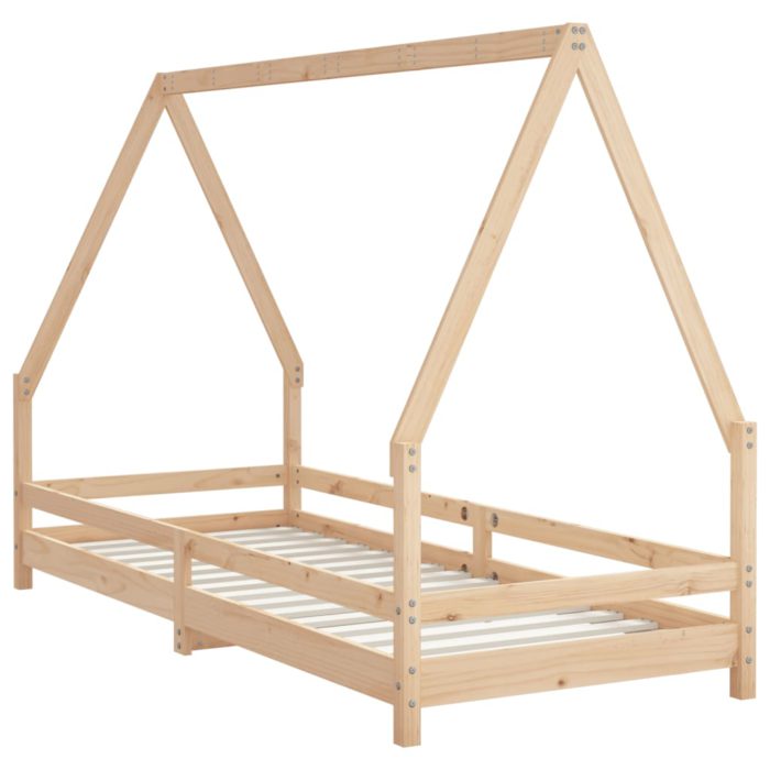 vidaXL Barnesengeramme 80×200 cm heltre furu
