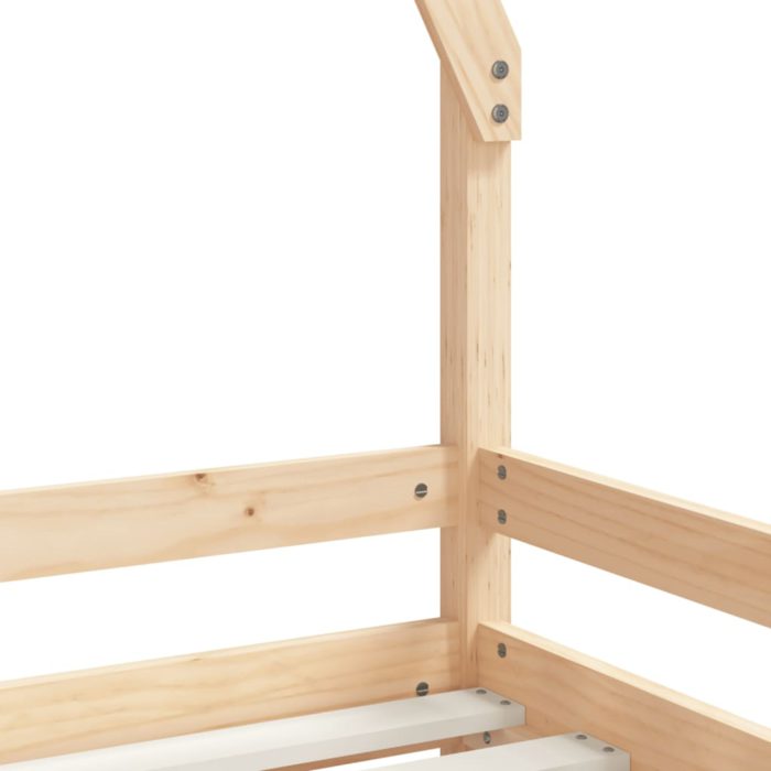 vidaXL Barnesengeramme 80×200 cm heltre furu