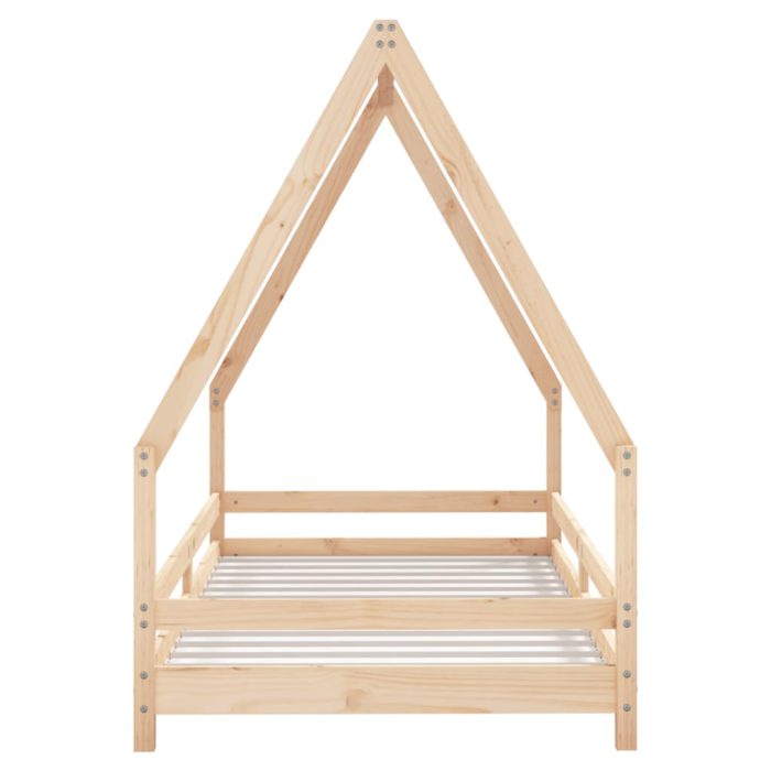 vidaXL Barnesengeramme 90×190 cm heltre furu