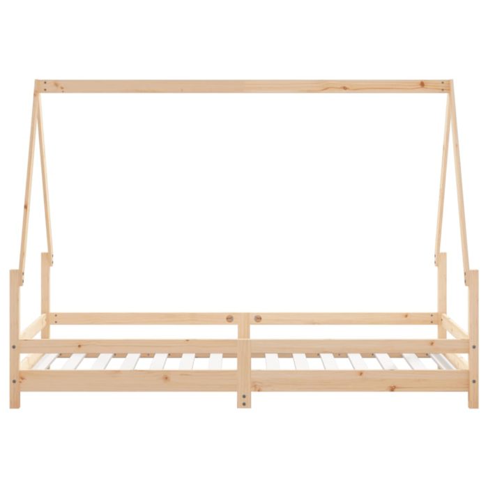 vidaXL Barnesengeramme 90×190 cm heltre furu