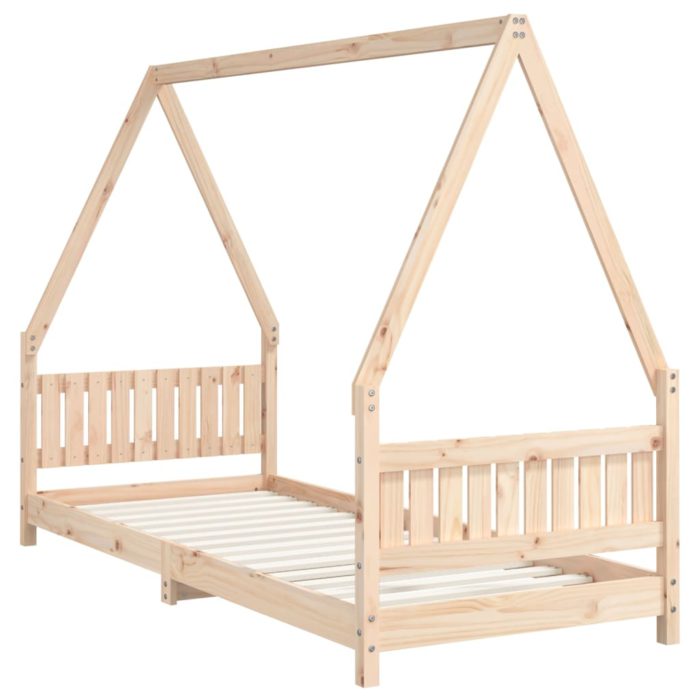 vidaXL Barnesengeramme 80×200 cm heltre furu