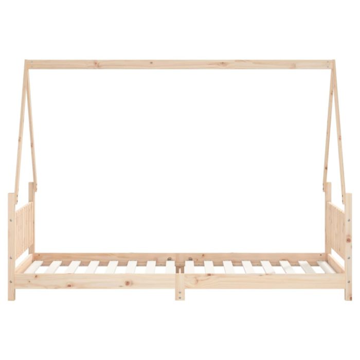 vidaXL Barnesengeramme 80×200 cm heltre furu