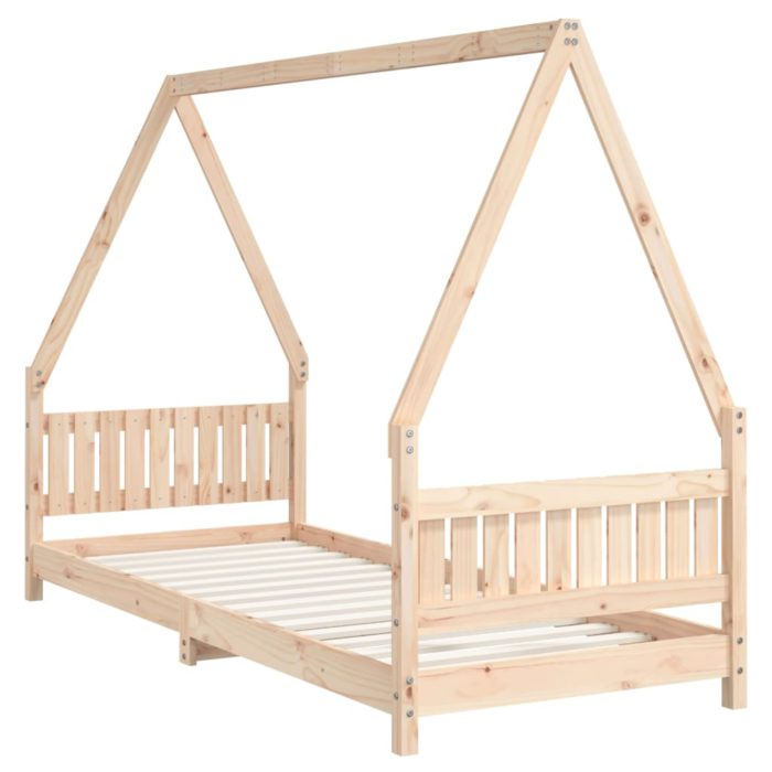vidaXL Barnesengeramme 80×200 cm heltre furu