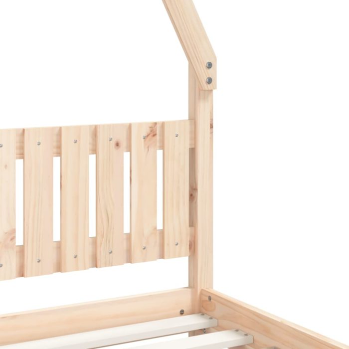 vidaXL Barnesengeramme 80×200 cm heltre furu
