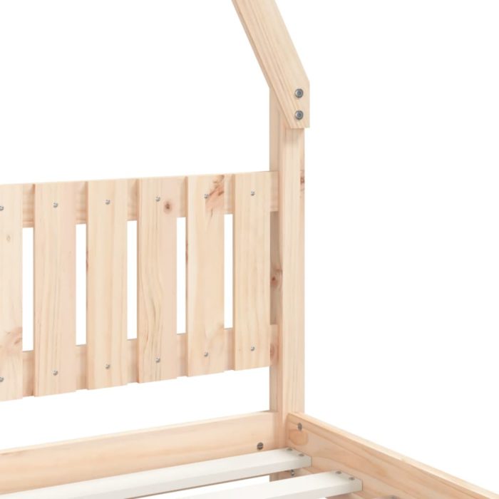 vidaXL Barnesengeramme 90×200 cm heltre furu