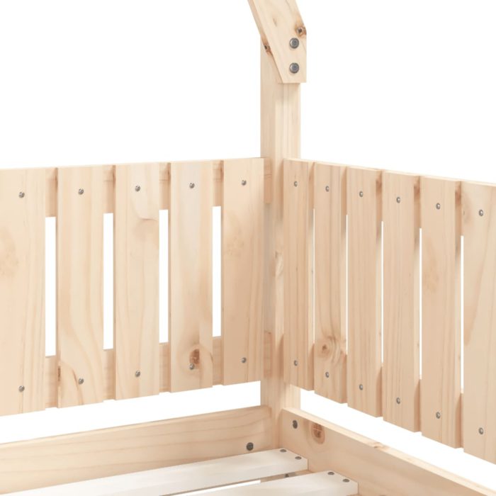 vidaXL Barnesengeramme 70×140 cm heltre furu