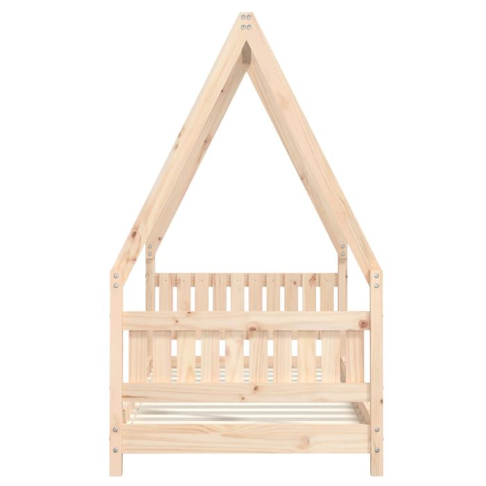 vidaXL Barnesengeramme 80×160 cm heltre furu