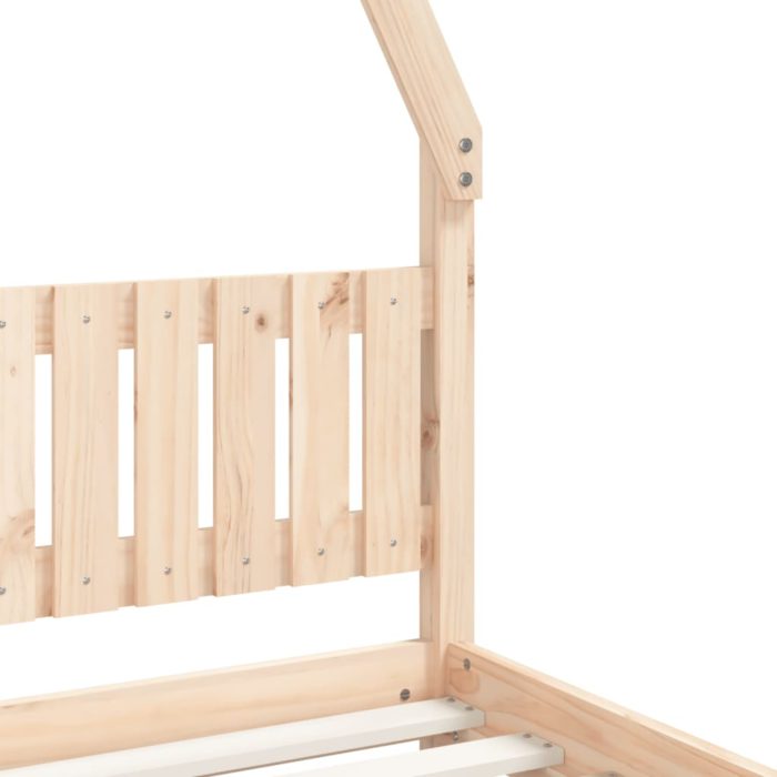 vidaXL Barnesengeramme 80×160 cm heltre furu