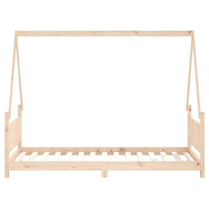 vidaXL Barnesengeramme 90×190 cm heltre furu
