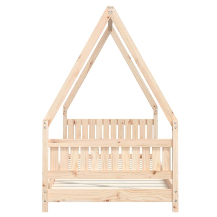 vidaXL Barnesengeramme 90×190 cm heltre furu