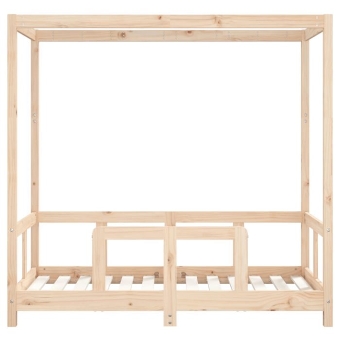 vidaXL Barnesengeramme 70×140 cm heltre furu