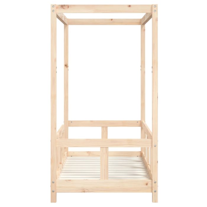 vidaXL Barnesengeramme 70×140 cm heltre furu