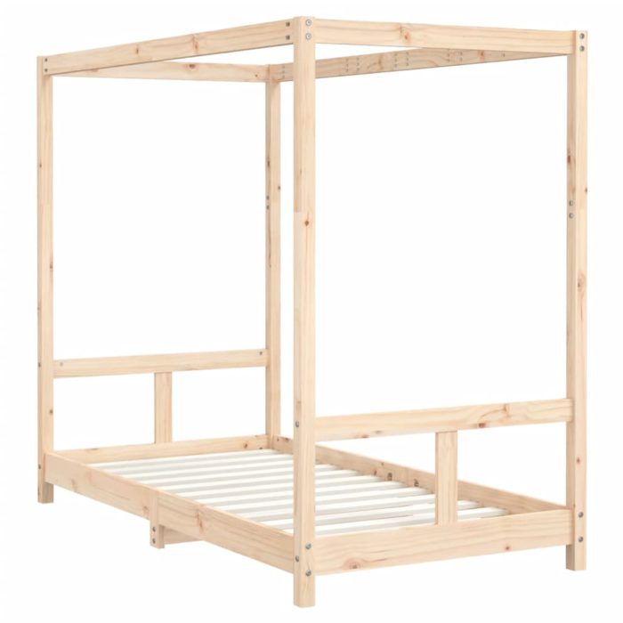 vidaXL Barnesengeramme 80×160 cm heltre furu