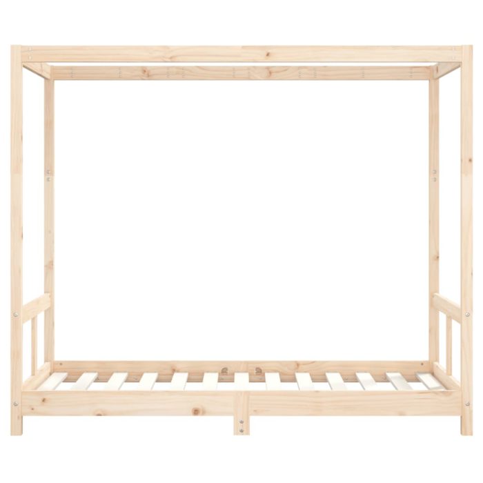 vidaXL Barnesengeramme 80×160 cm heltre furu