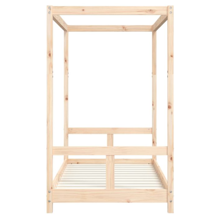 vidaXL Barnesengeramme 80×160 cm heltre furu