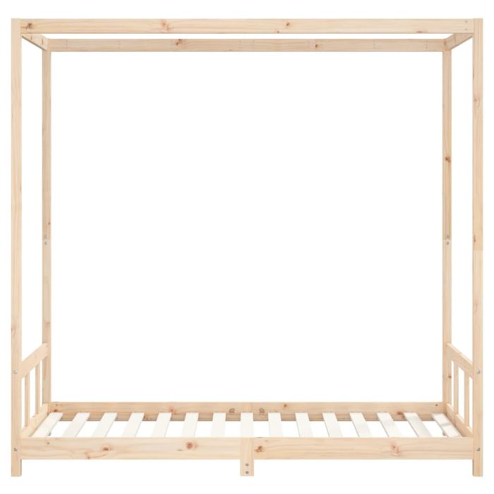vidaXL Barnesengeramme 90×190 cm heltre furu