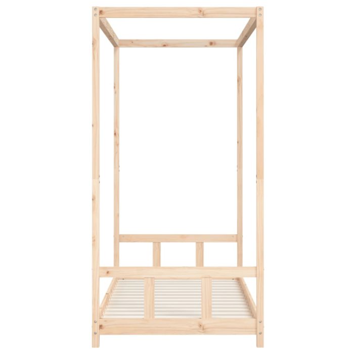 vidaXL Barnesengeramme 90×190 cm heltre furu