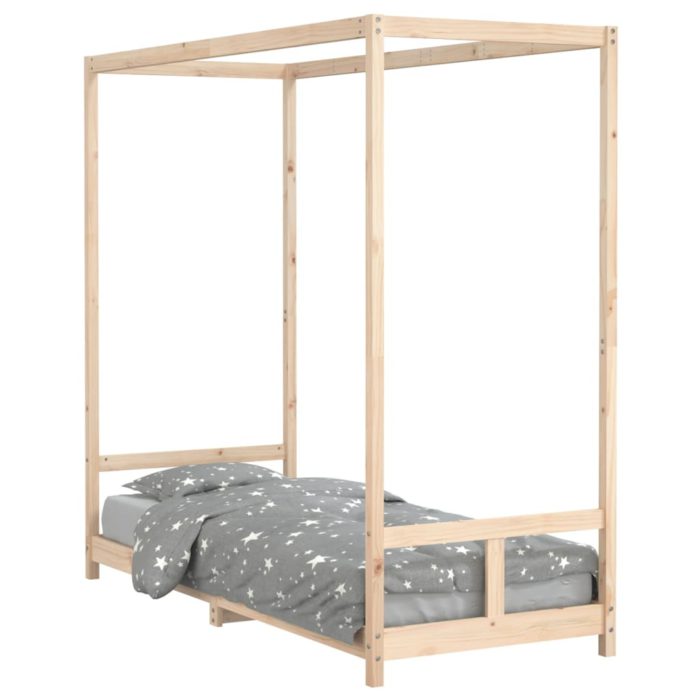 vidaXL Barnesengeramme 80×200 cm heltre furu