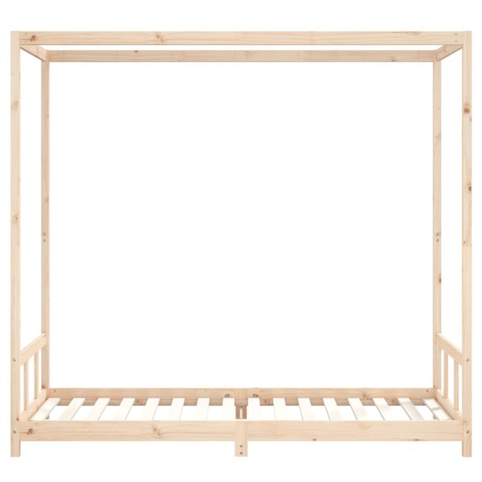 vidaXL Barnesengeramme 90×200 cm heltre furu