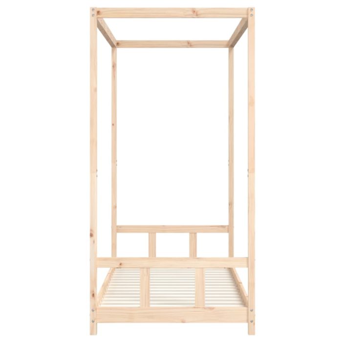 vidaXL Barnesengeramme 90×200 cm heltre furu