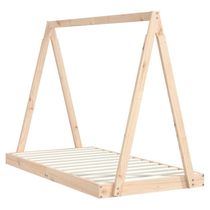 vidaXL Barnesengeramme 80×160 cm heltre furu