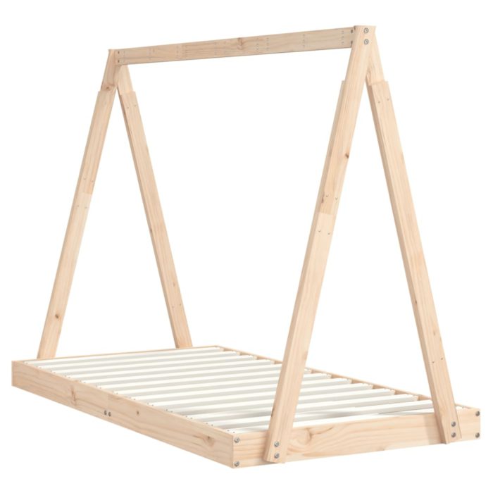 vidaXL Barnesengeramme 80×160 cm heltre furu