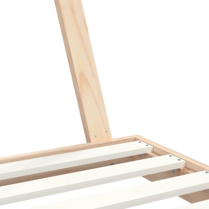 vidaXL Barnesengeramme 80×160 cm heltre furu