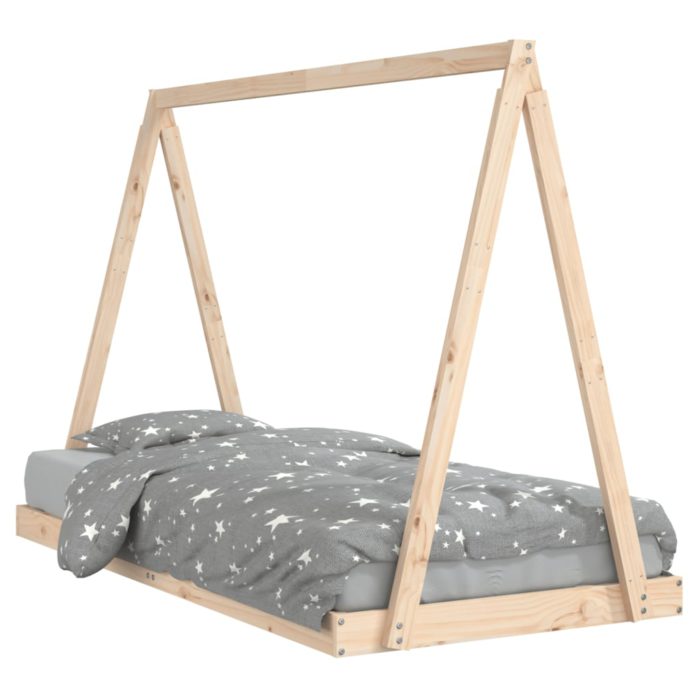 vidaXL Barnesengeramme 90×190 cm heltre furu