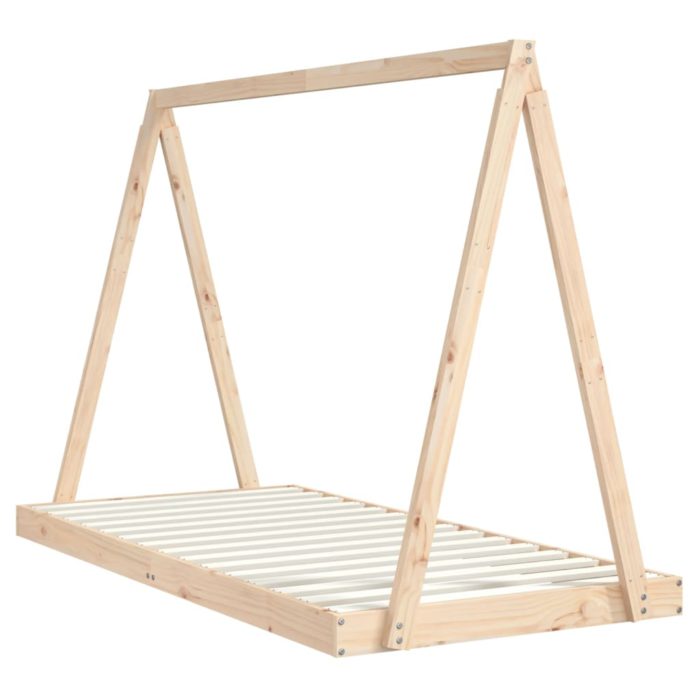 vidaXL Barnesengeramme 90×190 cm heltre furu