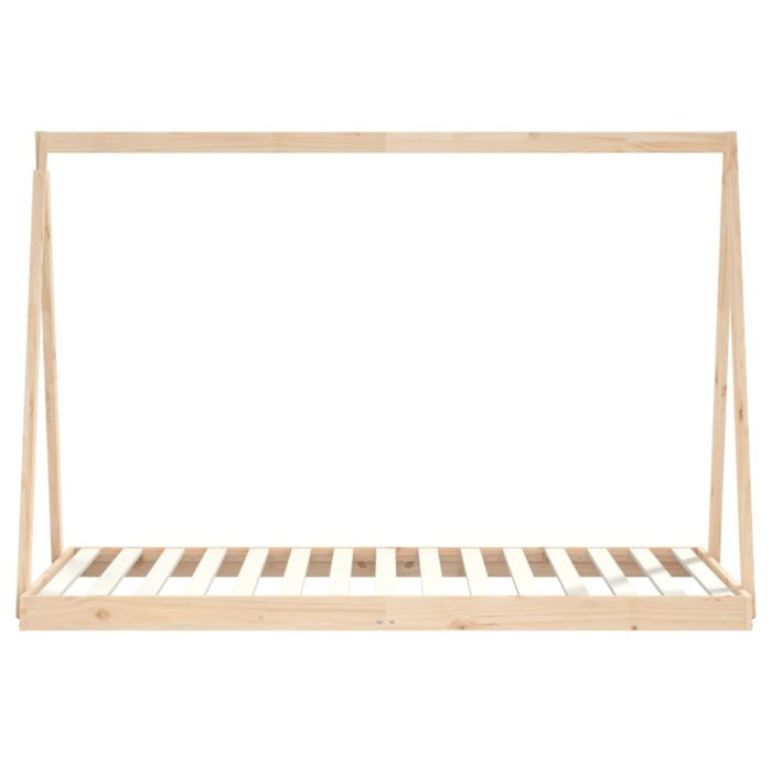 vidaXL Barnesengeramme 90×190 cm heltre furu
