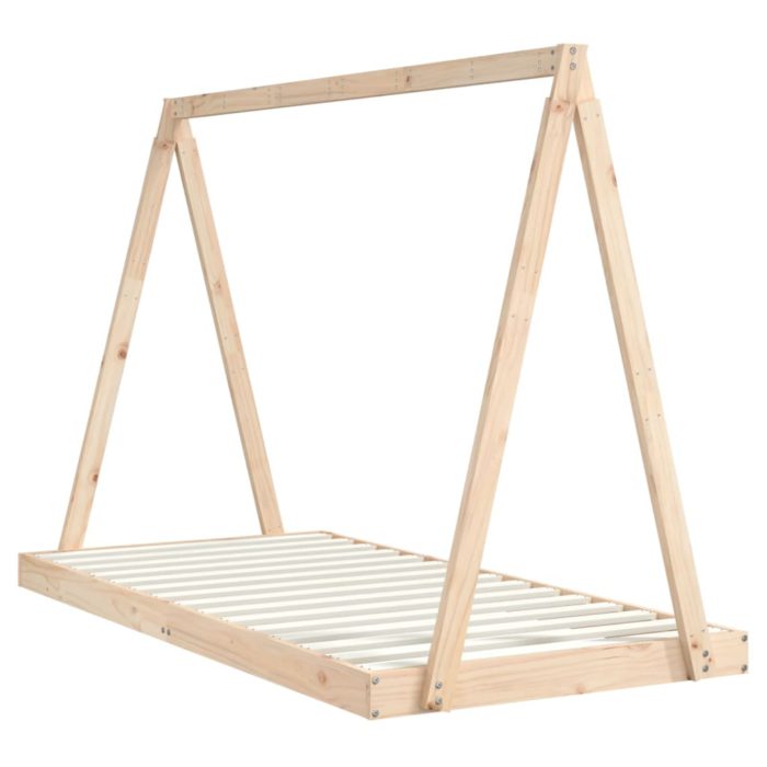 vidaXL Barnesengeramme 90×190 cm heltre furu