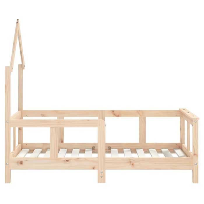 vidaXL Barnesengeramme 70×140 cm heltre furu