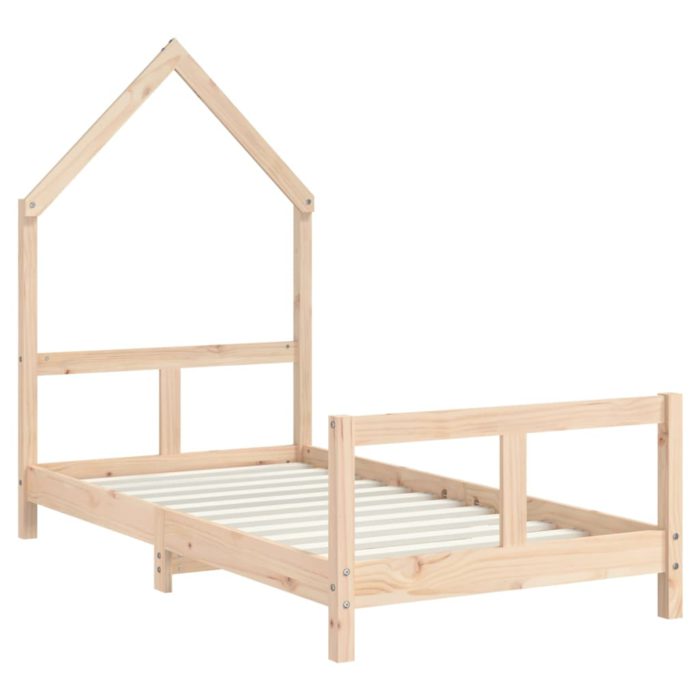 vidaXL Barnesengeramme 80×160 cm heltre furu