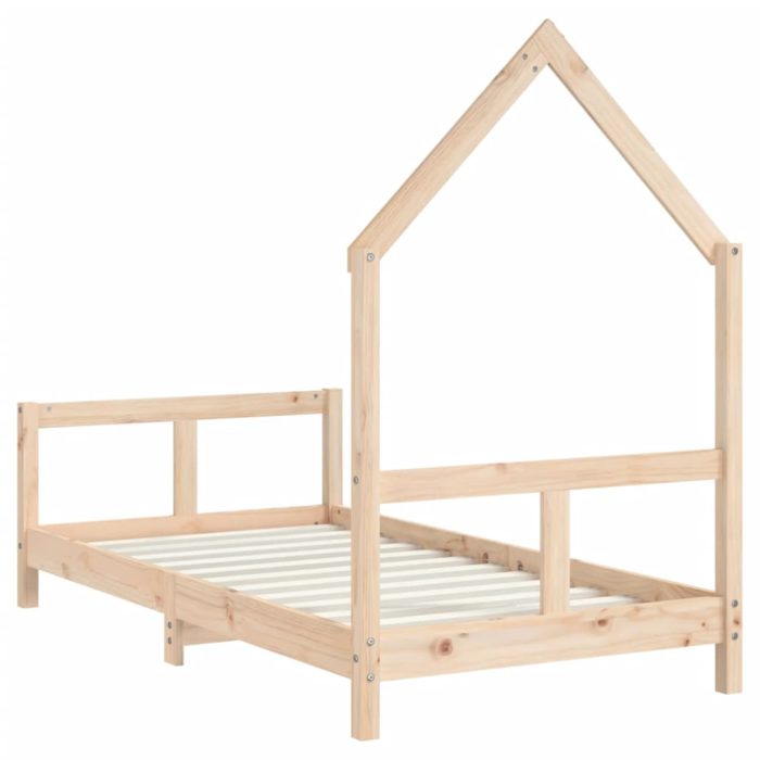 vidaXL Barnesengeramme 80×160 cm heltre furu