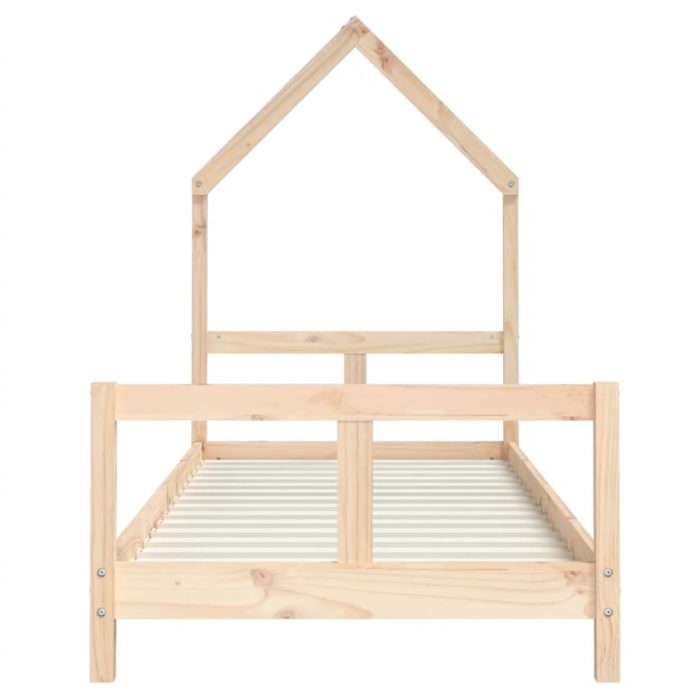 vidaXL Barnesengeramme 80×200 cm heltre furu