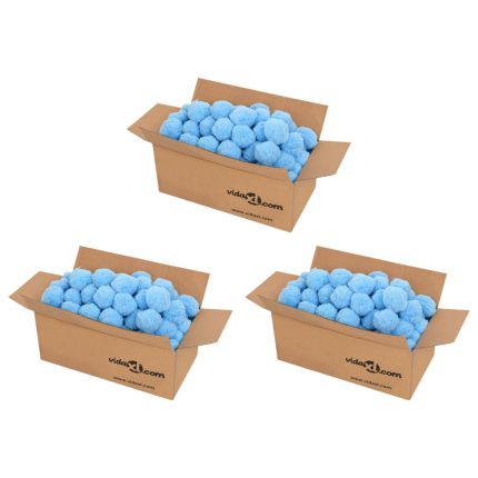vidaXL Antibakterielle filterkuler blå 2100 g polyetylen