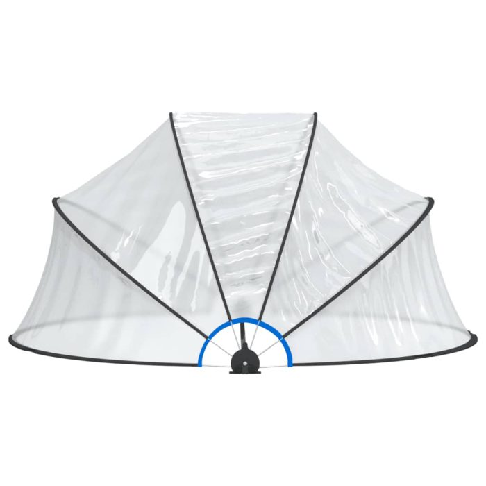 vidaXL Bassengkuppel rund 315×158 cm PVC