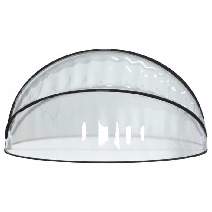 vidaXL Bassengkuppel rund 315×158 cm PVC
