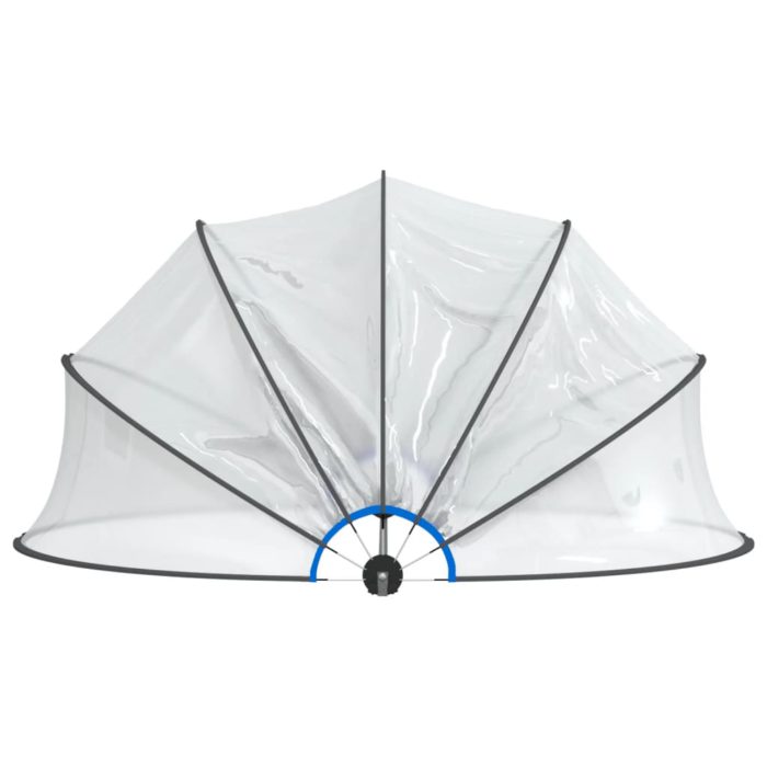 vidaXL Bassengkuppel rund 467×234 cm PVC