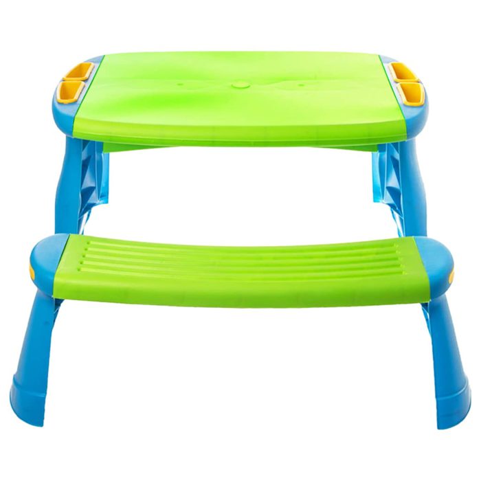vidaXL Piknikbenk for barn 89,5×84,5×48 cm polypropylen