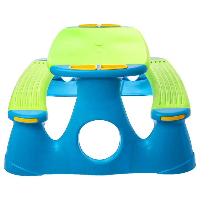 vidaXL Piknikbenk for barn 89,5×84,5×48 cm polypropylen
