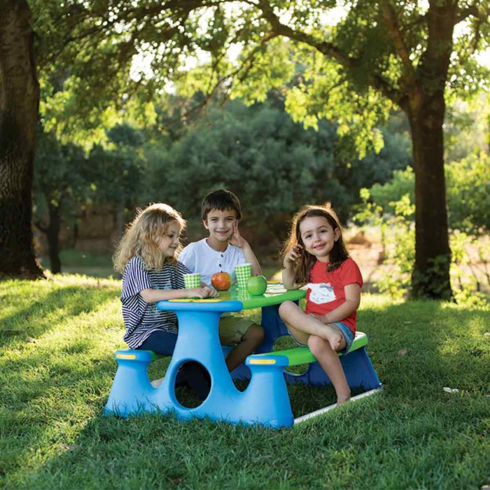 vidaXL Piknikbenk for barn 89,5×84,5×48 cm polypropylen