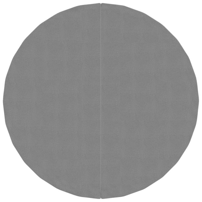 vidaXL Bassengduk lysegrå Ø244 cm polyester geotekstil
