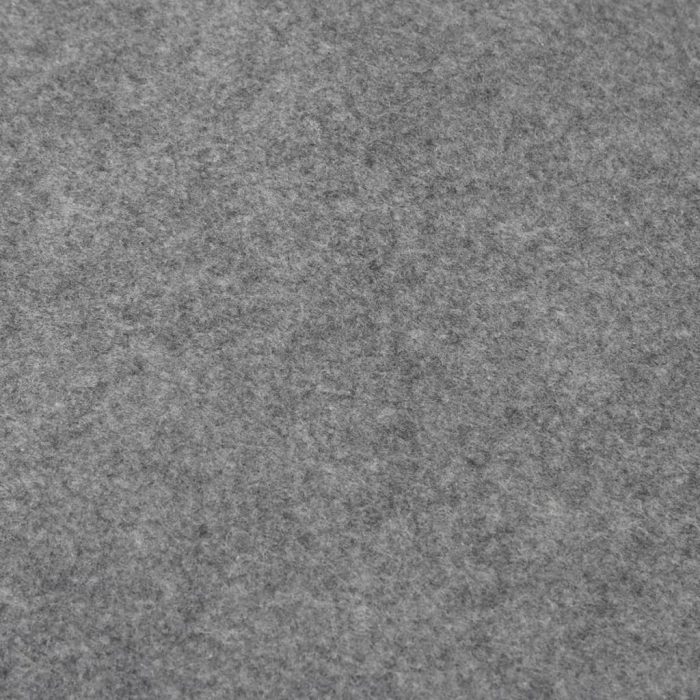 vidaXL Bassengduk lysegrå Ø306 cm polyester geotekstil